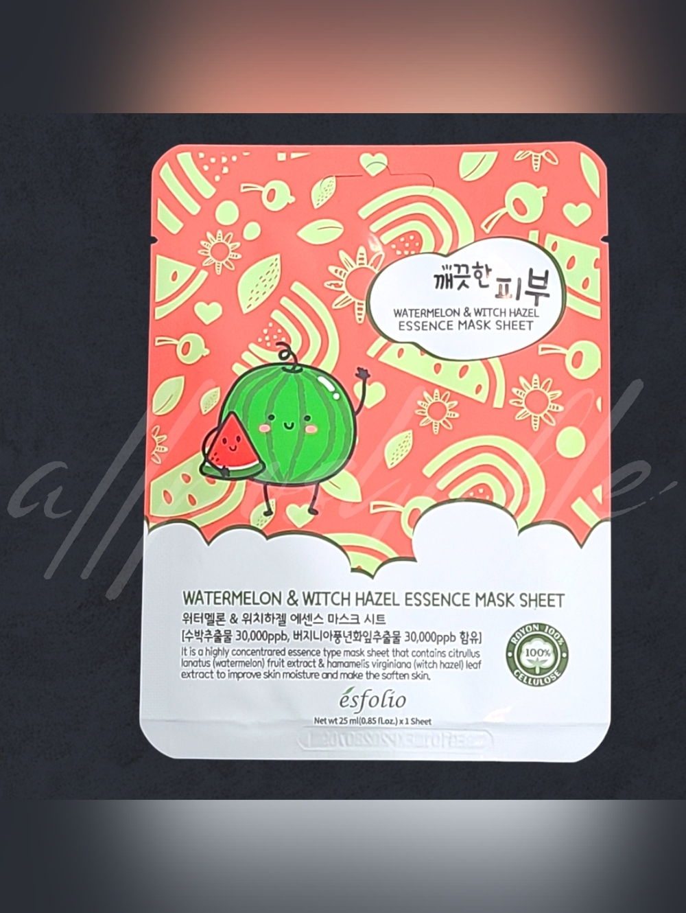 ⭐️$2 Add On⭐️ Esfolio Essence Sheet Mask - Watermelon & Witch Hazel
